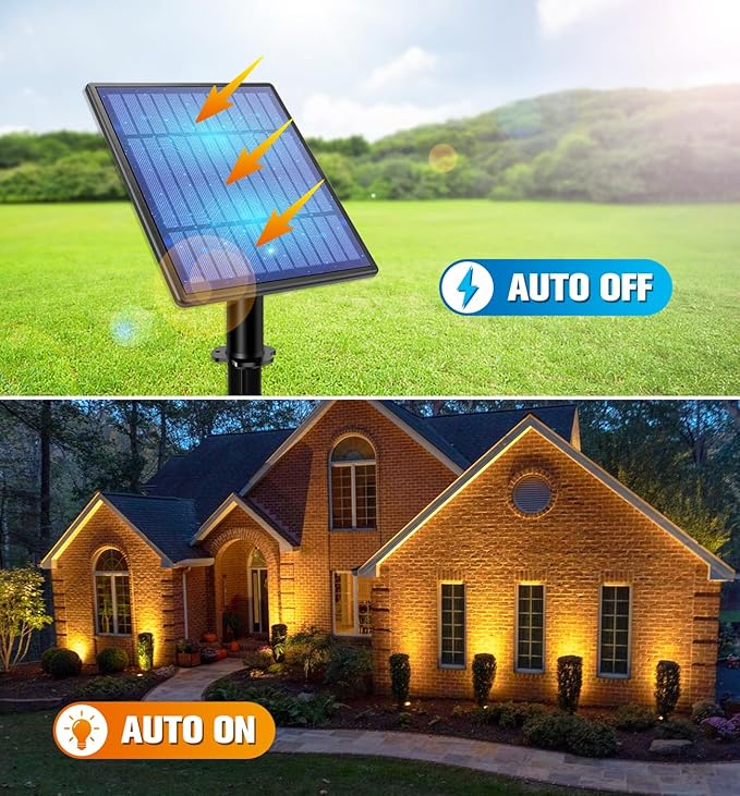 APONUO Metal Solar Spot Lights Outdoor - Image 2