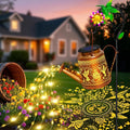 Solar Lights Outdoor Waterproof Garden Decor, Solar Watering Can Lights by EDOF