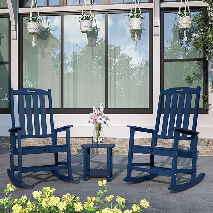Oversized Rocking Chair Set of 2, Outdoor Rocking Chair - Image 2