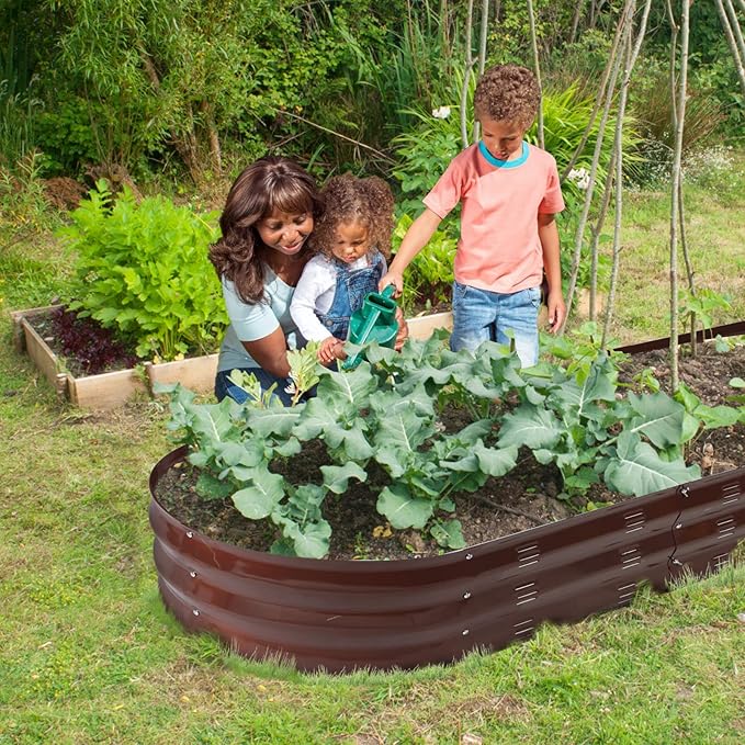 GADI 67-Inch Raised Garden Bed, Metal Planter Box - Image 7