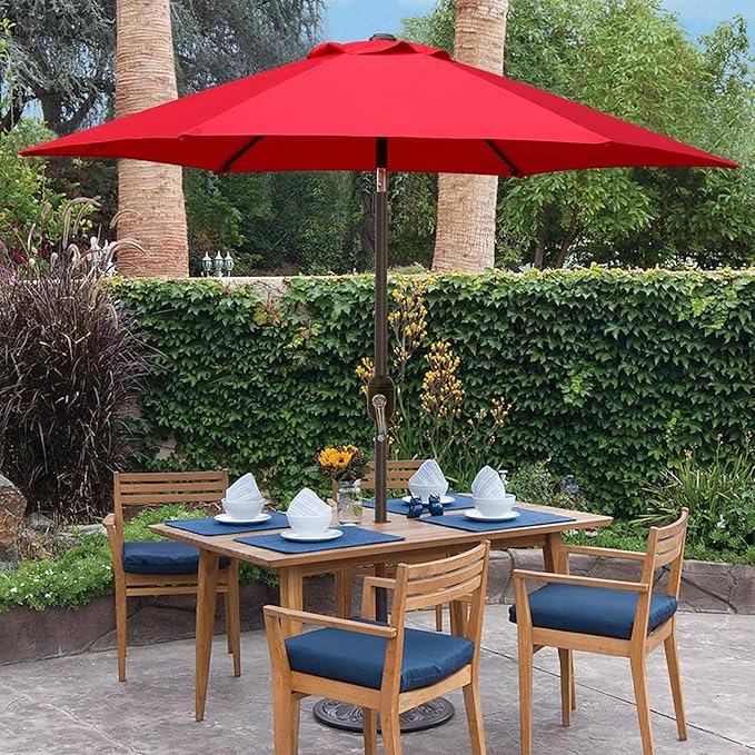 Blissun 7.5 ft Patio Umbrella, Yard Umbrella, Outdoor Market Umbrella - Image 5