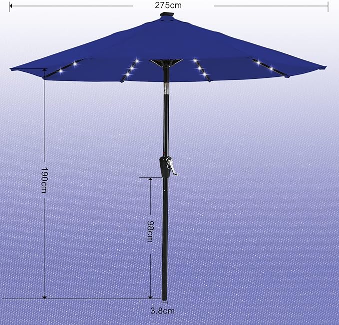 ABCCANOPY Durable Solar Led Patio Umbrellas - Image 2