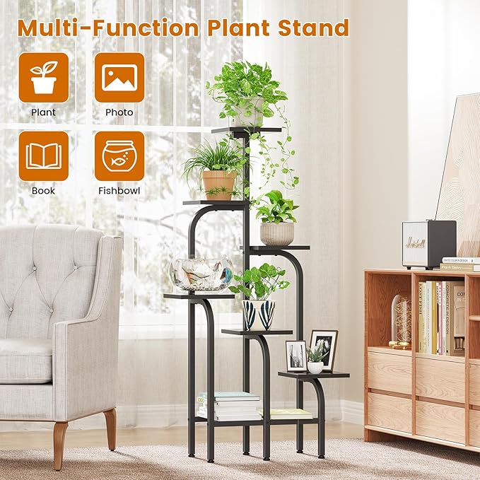 6 Tier Plant Stand Indoor, Plant Shelf - Image 4