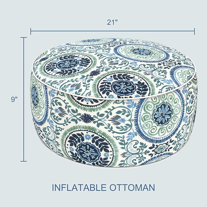 LVTXIII Indoor/Outdoor Inflatable Ottoman - Image 3