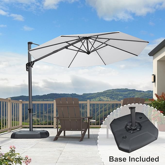 PURPLE LEAF 11 Feet Patio Umbrella - Image 2