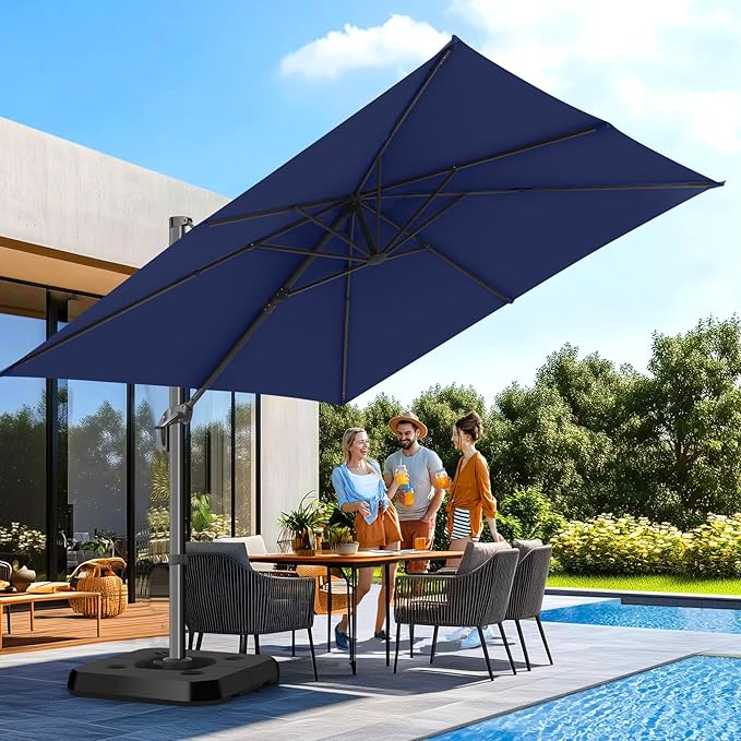 HOTEEL10x10ft Patio Umbrella Cantilever Umbrellas - Image 2