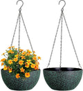 8 inch Small Hanging Planters for Indoor Outdoor Plants, 2 Pack Hanging Flower by Meowell