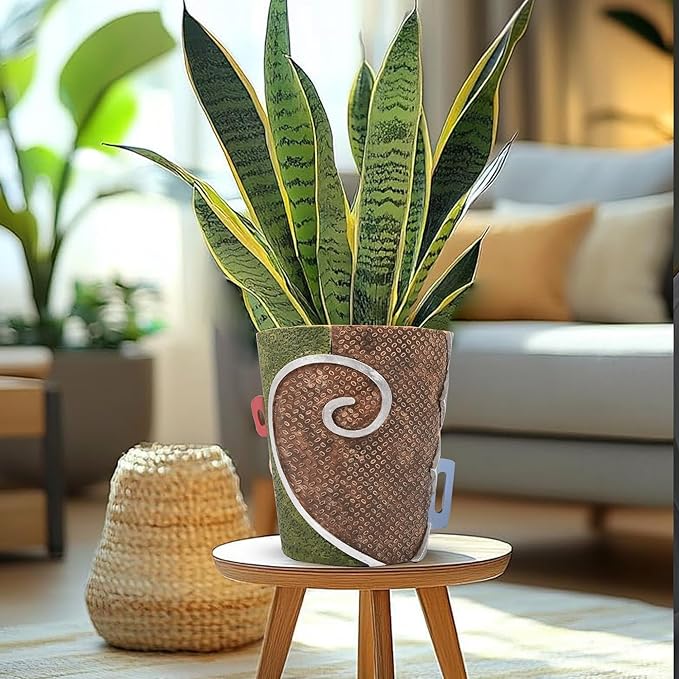 Abstract Face Planters Pots Head, Unique Head Planter - Image 8