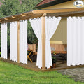 HolidayIdeas Outdoor Curtains for Patio Waterproof, 6 Panels by HolidayIdeas
