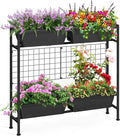 OYEAL Raised Garden Bed with Legs & Trellis, Vegetables by OYEAL