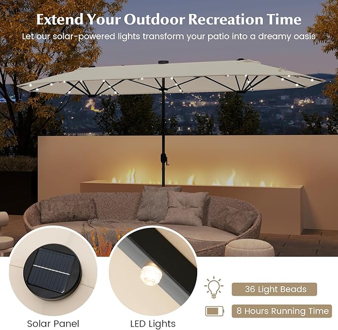 Tangkula 9 Pieces Rattan Outdoor Dining Set - Image 4