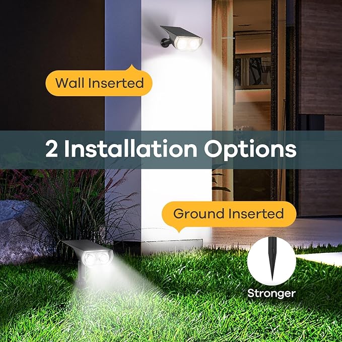 Linkind Solar Lights Outdoor Waterproof IP65, StarRay Dusk-to-Dawn Outdoor - Image 3