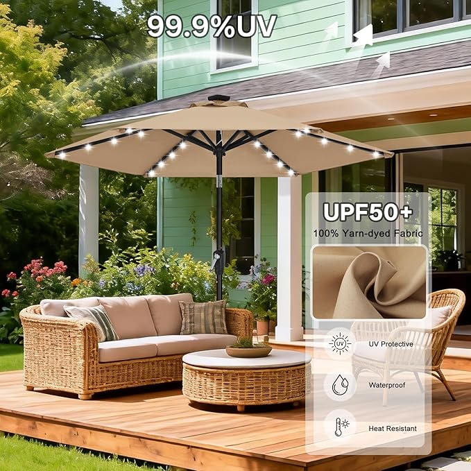 ABCCANOPY Durable Solar Led Patio Umbrellas - Image 5