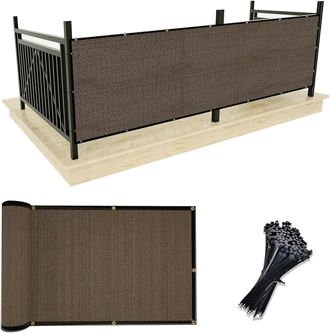 UPGRADE Privacy Screen 3' x 16' Fence Commercial Shade Cover by UPGRADE