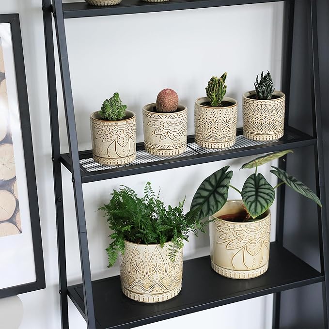 Gepege 4 Inch Small Indoor Succulent Ceramic Planter Pot - Image 6