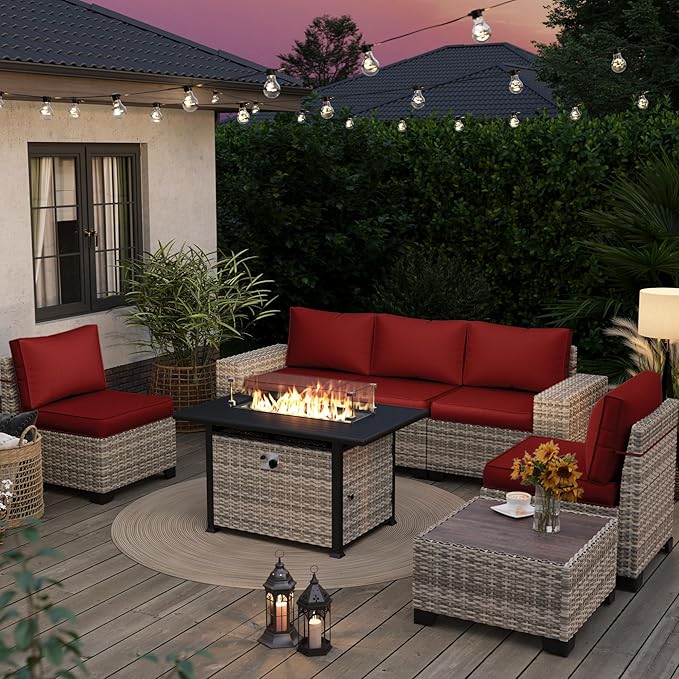 7-Piece Outdoor Patio Furniture Set - Image 9