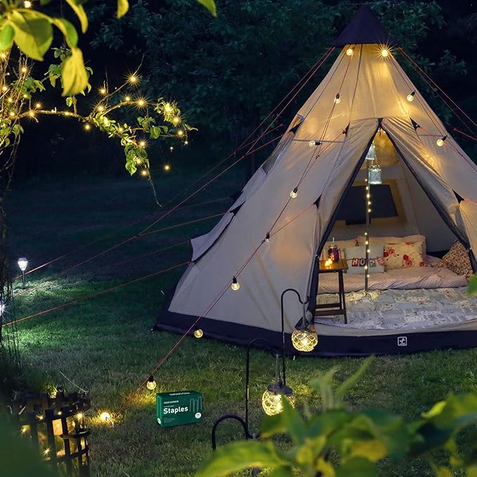 FEED GARDEN 8 Inch 50 Pack Galvanized Landscape Staples 11 Gauge Anti-Rust - Image 7