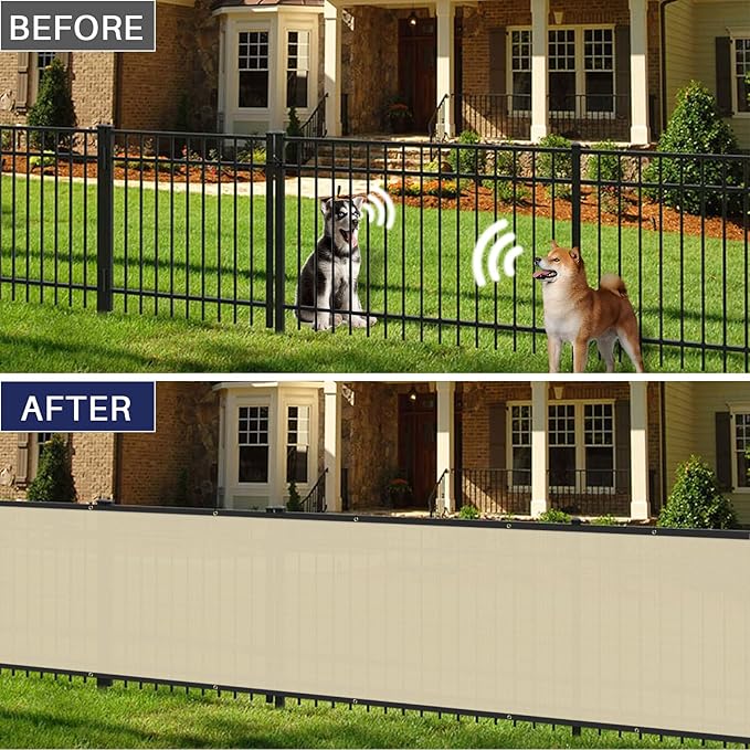 Windscreen4less Privacy Fence Screen Heavy Duty Windscreen Fencing Mesh Fabric - Image 2