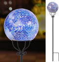 VCUTEKA Solar Outdoor Lights Garden Decor Mosaic Solar Garden Lights Waterproof by VCUTEKA