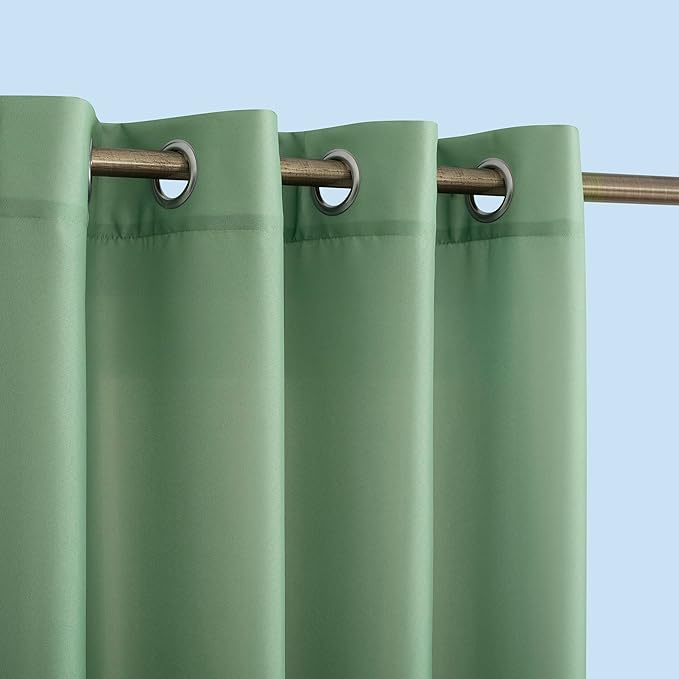 Sun Zero Marina Indoor/Outdoor UV Protectant Energy Efficient Grommet Curtain - Image 2