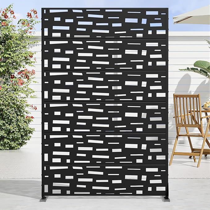 Casaphoria Metal Privacy Screen Outdoor by Casaphoria