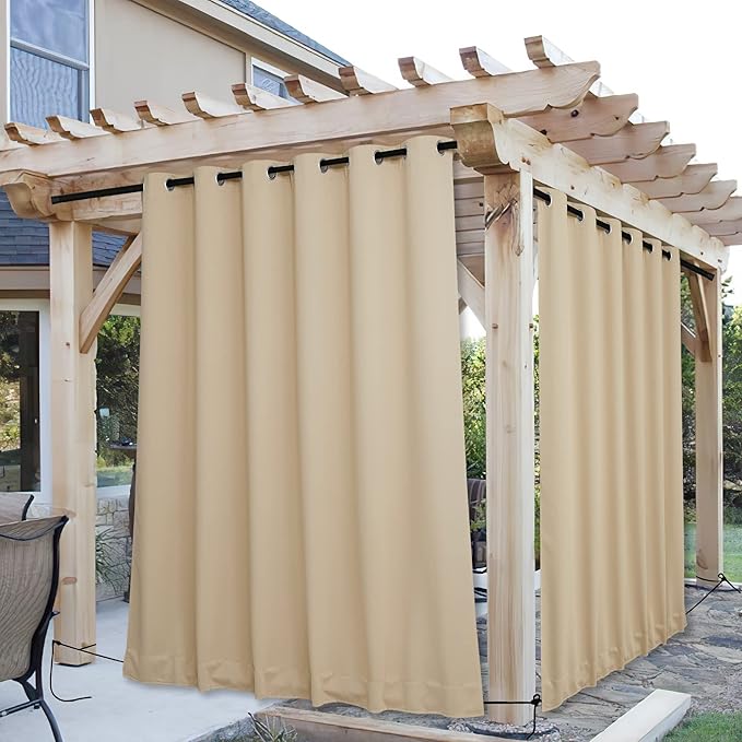 NICETOWN 2 Panels Outdoor Curtains - Image 9