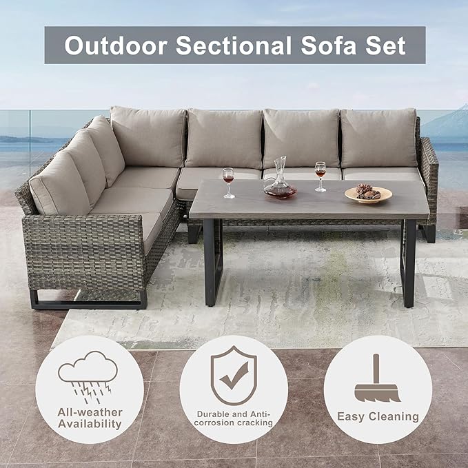 Belord Patio Sectional Furniture Set - Image 4