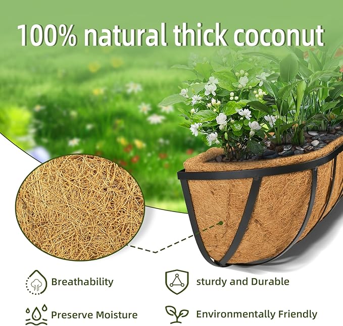 hehimhis 2 Pack 24 Inch Window Planter Box - Image 2