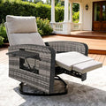 Outdoor Recliner Chair, Wicker Patio Recliners by zzw