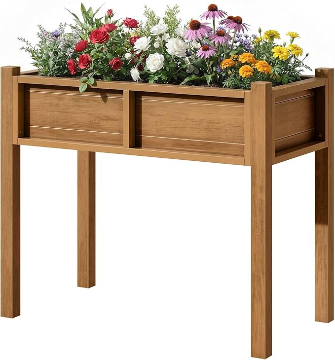 YITAHOME Elevated Garden Bed HDPE Raised Garden Bed by YITAHOME