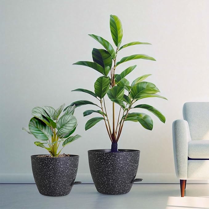 12/10/9 inch Large Self Watering Pots, Plant Pots - Image 7