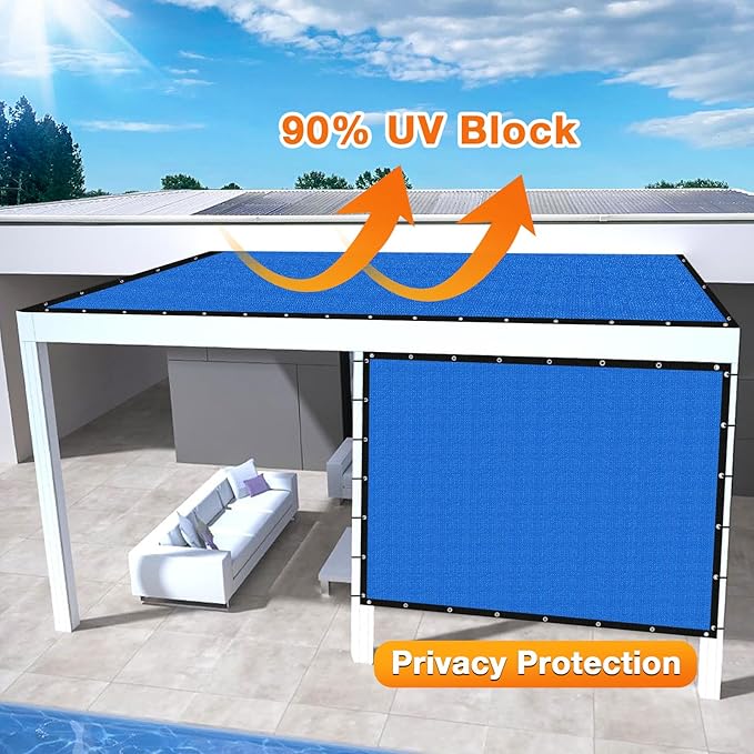 Artpuch Outdoor Pergola Shade Cover 5' X 14' Sun Shade Cloth - Image 3
