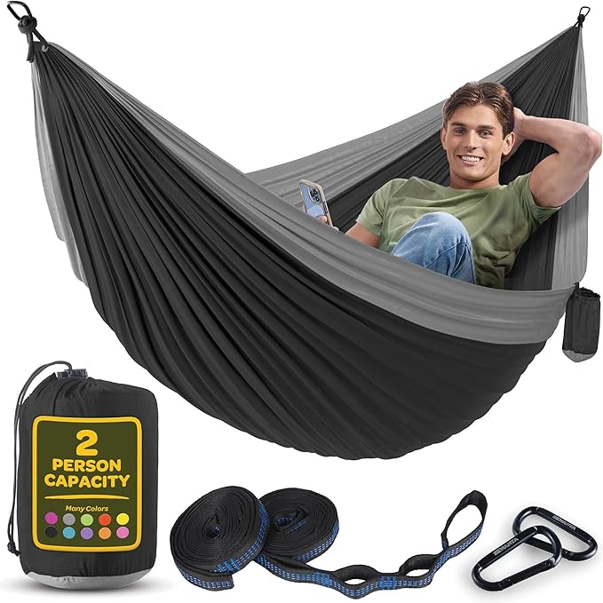 Durable Hammock 500 lb Capacity, Nylon Camping Hammock Chair by Sewanta