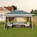 Canopy Tent 12x12 ft, Pop Up Gazebo One-Push Setup by GarveeLife