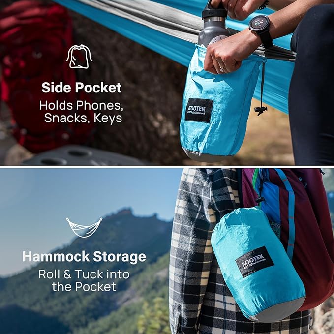 Kootek Camping Hammock, Portable Hammocks - Image 4