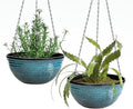 12 inch Hanging Planters for Indoor Outdoor Plants, 2 Pack Large Hanging Flower by Vanslogreen