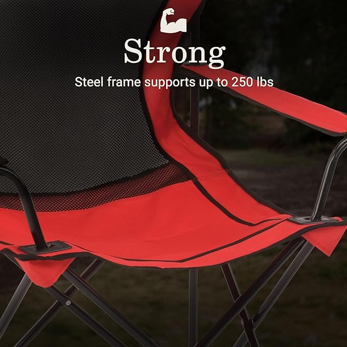 Coleman Broadband Mesh Quad Camping Chair - Image 2