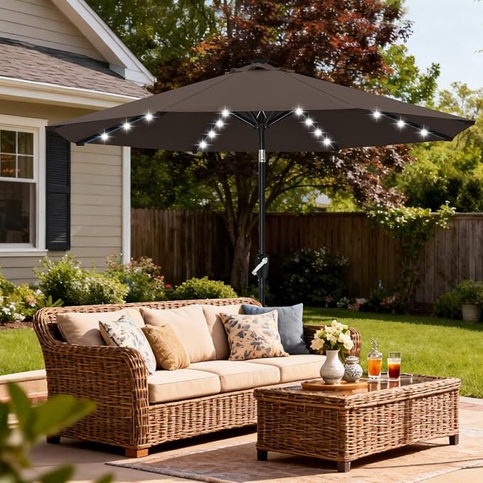 ABCCANOPY 10FT Durable Solar Led Patio Umbrellas - Image 8