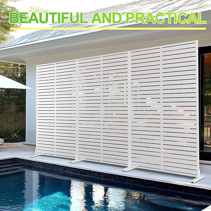 Outdoor Privacy Screen, Freestanding Privacy Fence Panels - Image 3