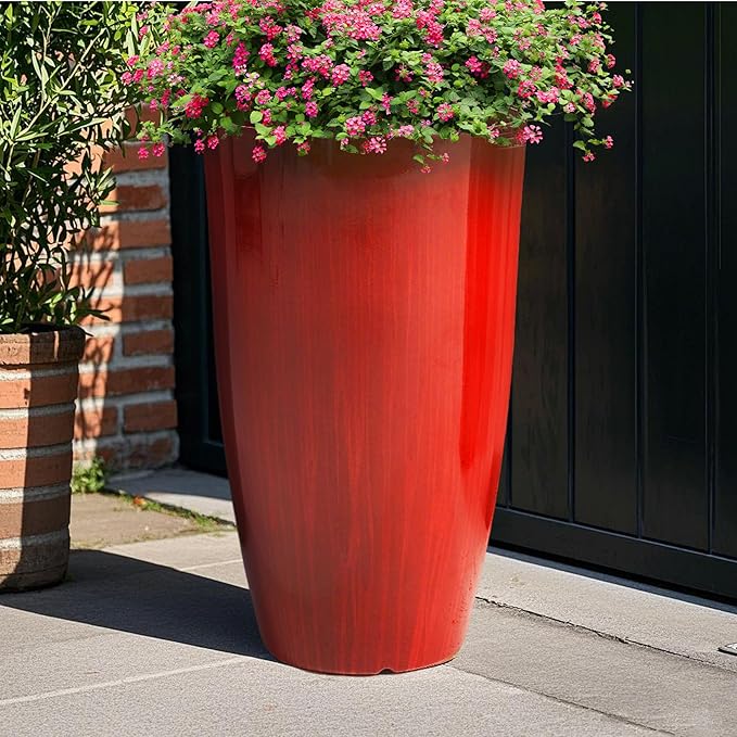 Worth Garden 23.5" H. Large Plastic Planters - Image 8