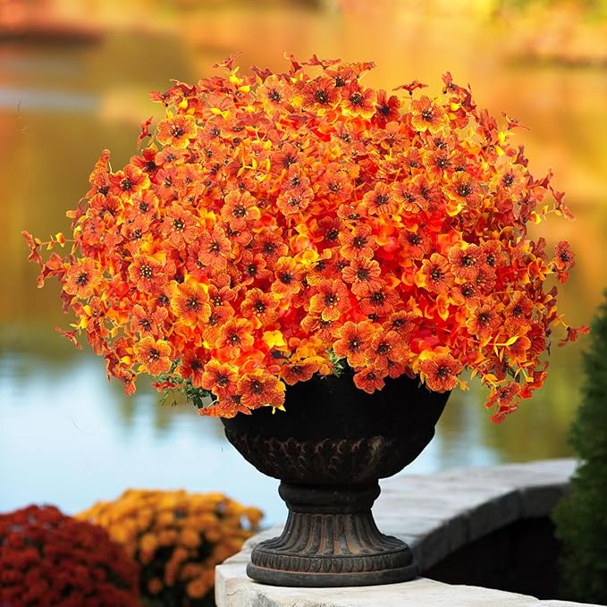 16 Bundles Artificial Fall Flowers - Image 3