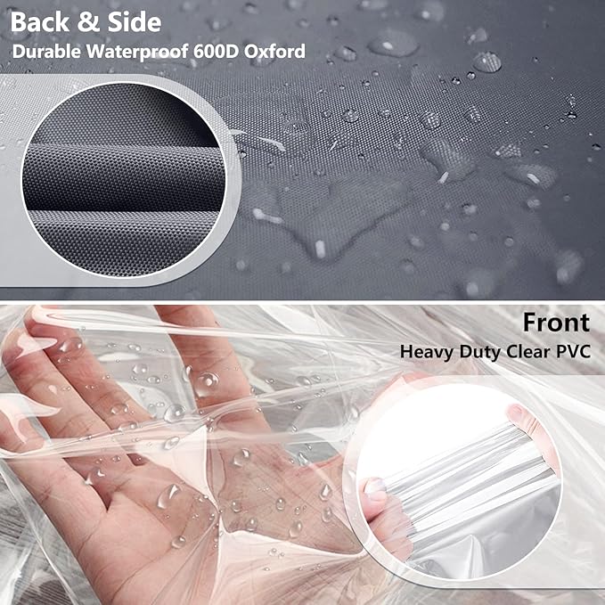 Waterproof Shelf Cover, 600D Heavy Duty Dustproof Storage Wire Rack Covers - Image 4