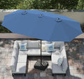 PHI VILLA 15ft Large Patio Umbrellas by PHIVILLAThepioneerofcomfortablehouseholdsupplies