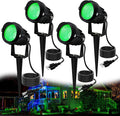 Green Outdoor LED Spot Lights for Yard & Garden – 12W Landscape Lighting by Qeeanmo