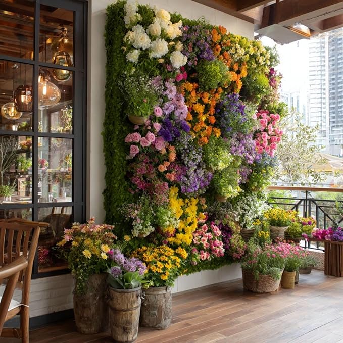 36 Pockets Living Wall Planter Indoor, Self Watering Wall Hanging Planters - Image 5
