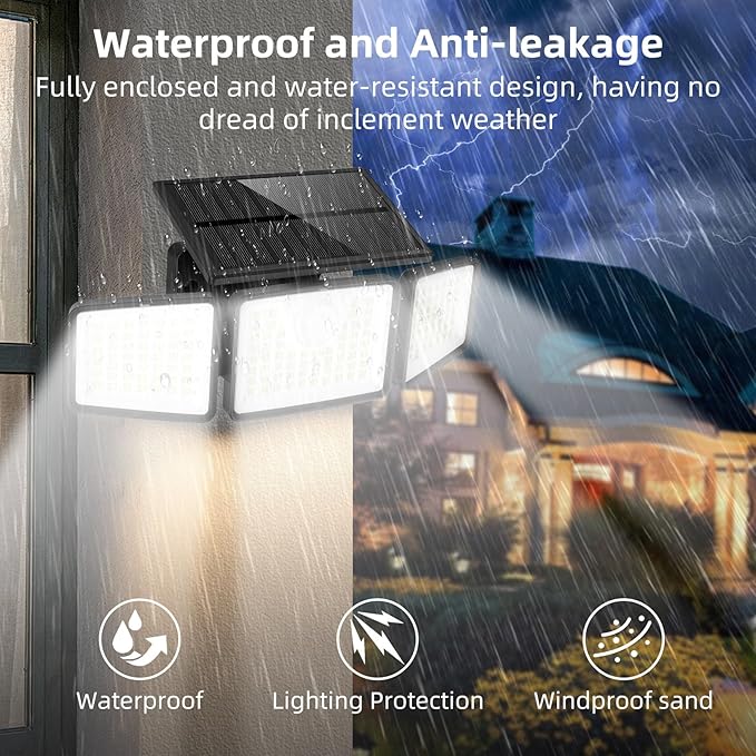 2500LM Solar Lights Outdoor - Image 5