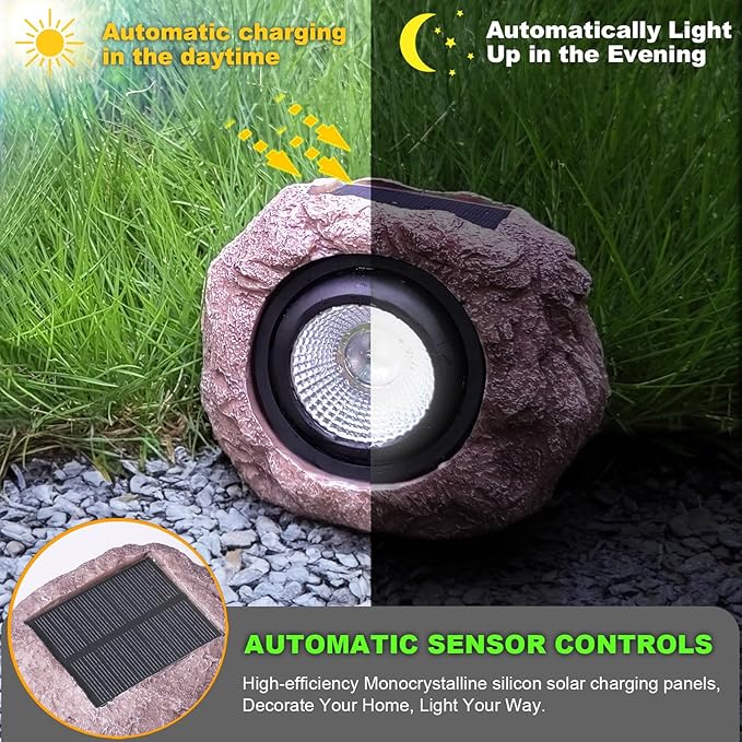 Outdoor Solar Rock Light - Image 6