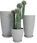 24, 11 Inch Large Plastic Planters by MinCHI257
