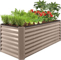 Best Choice Products 8x2x2ft Outdoor Metal Raised Garden Bed, Rectangular Deep by BestChoiceProducts