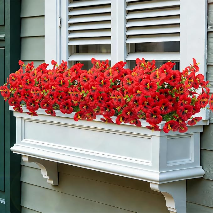 24 Bundles Artificial Pansy Flowers - Image 5